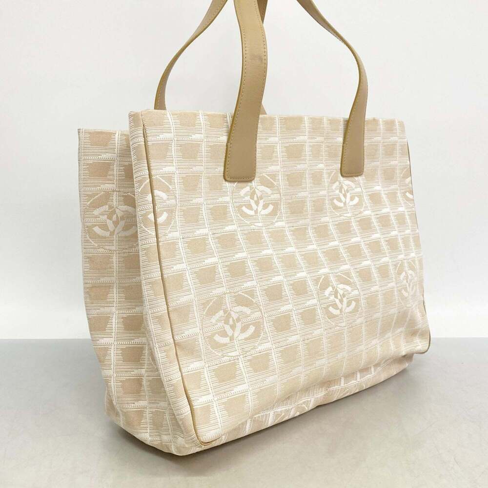 Chanel New Travel Nylon Tote Bag, Beige, Women's - Picture 2 of 12